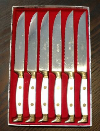 Neiman Marcus French Vintage Steak Knives,  Set Of Six