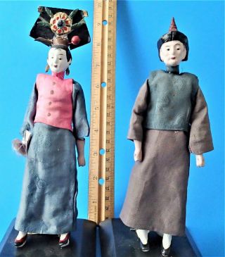 6 VTG 1930 ' s Souvenir Travel International Dolls EUROPE 2