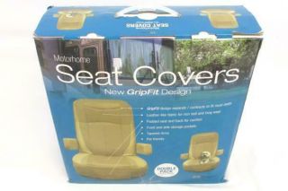 Set Of 2 Rv Designer C795 Motorhome Seat Covers Grip Fit Fits Most Vehicles