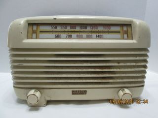 Vintage Philco Transitone Tube Radio,  Model 46 - 250 (code 125),  Circa 1946