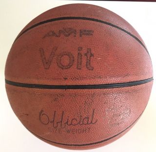 Vintage Voit Amf Deluxe Cb 202 Official Size & Weight 1970s Basketball