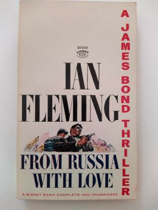 From Russia With Love - By Ian Fleming (james Bond Thriller) Vintage Pb Book