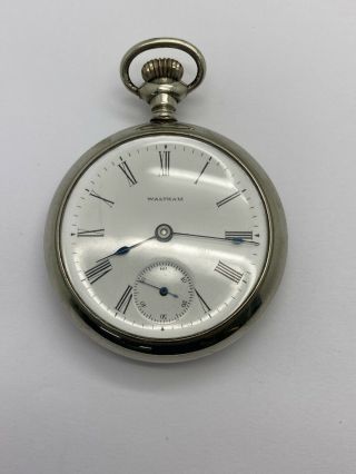 Antique 18s Waltham Model 1883 Grade 18 Pocket Watch - Running