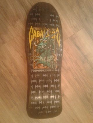 Vintage Powell Peralta Steve Caballero Skateboard Deck - Black