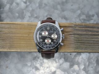 Château Sport,  Rare,  Vintage,  Mechanical Chronograph Watch C.  1966 - Swiss Made