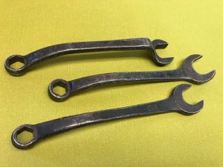 Vintage Ford Motor Company Model A T Combination Wrenches Offset Spark Plug Head