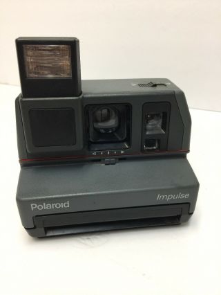 Vintage Polaroid Impulse Instant Film Camera With Carrying Strap