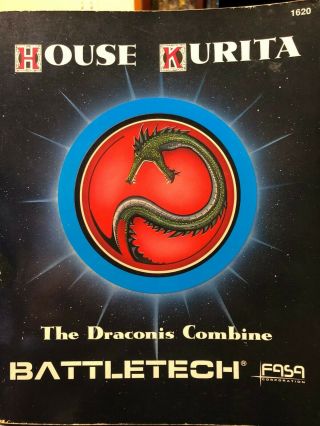 House Kurita: The Draconis Combine 1620 Battletech Fasa Oop Vintage 1987