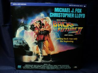 Back To The Future Part Ii,  Vintage Laserdisc,  Michael J.  Fox,  Laser Disc