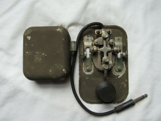 Vintage Military Weatherproof Telegraph Key Ham Radio Morse Code J - 38?