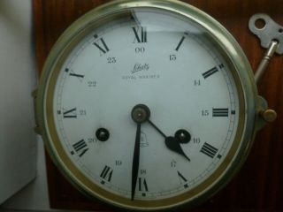 West German Schatz Royal Mariner Brass Ships Clock and Barometer 2