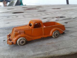 Vintage Hubley Cast Iron Toy Pickup Truck Old