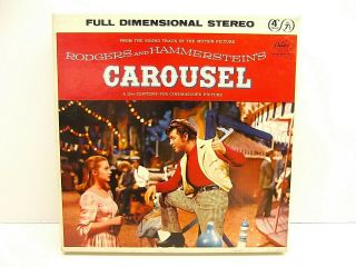 Vintage Carousel Capitol Record Stereo Tape 4 Track Ips 7 1/2 Reel To Reel