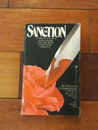 The Sanction By William W.  Johnstone (paperback,  1981) Vintage Zebra Fiction