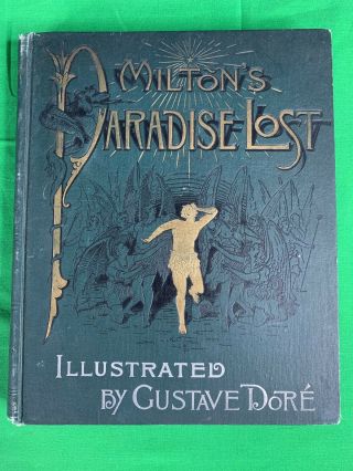 Antique,  Paradise Lost John Milton,  Gustave Dore Illustrated The Altemus 1st Ed