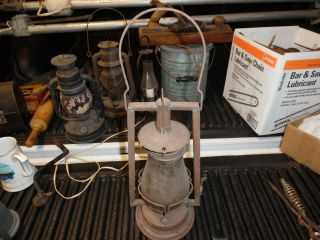 Vintage C.  T.  Ham Mfg Co Oil Lantern Lamp No - 0 Clipper Dietz Fit All Glass