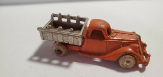 Arcade Hubley Kenton Antique Cast Iron Vintage Toy Stake Truck Car Old