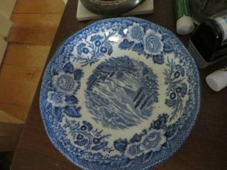 4 vintage Royal Warwick Lochs of Scotland Loch Ness England pottery berry bowls 2
