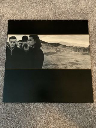 Vintage 1987 U2 Vinyl Lp - “the Joshua Tree” Inserts And Vinyl Near
