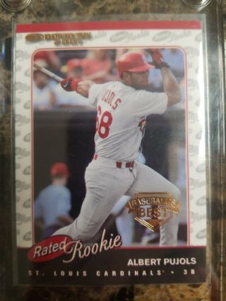 2001 Donruss Rated Rookie Albert Pujols Rookie Card Psa 10? Baseballs Best 159