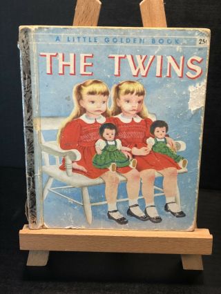 Vintage 1955 Little Golden Book " The Twins "