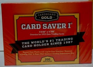 Card Saver 1 200 Count Box,  In Hand,  Ready To Ship