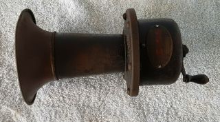 Antique Seiss Model A Horn Hand Crank Oogah Chevy,  Packard,  Ford Model A