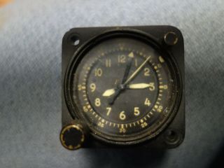 Waltham Usaf Military Cockpit Aircraft 8day Clock Type A13a - 1