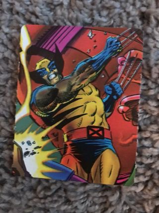 Vintage 90s X - Men Wolverine Danger Room Sessions 1995 Rare Cardboard Card 7