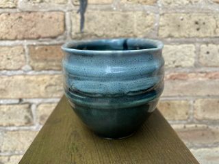 Vintage Green Planter Ceramic Pottery Glazed Oval 10”x4”x3.  5” Shallow Succulent 2