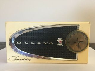 Vintage Bulova All Transistor Radio 620 Series Doesn 