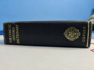 Rare/vintage - The Concise Oxford Dictionary Of Current English 5th Edition 1964