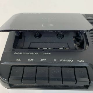 SONY Cassette - Corder TCM - 818 Vintage Cassette Recorder & Player - 2
