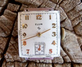 Vintage Elgin U.  S.  A Movement 623 Gold Plated Watch 4U2FIX 2