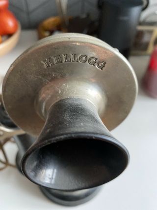Antique Kellogg Candlestick Phone Patent March 1907 - April 1908 2