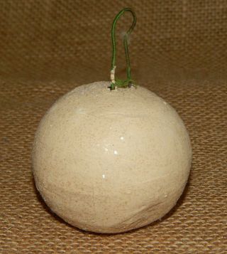 Vintage Christmas Ornament Paper Mache And Glitter 057