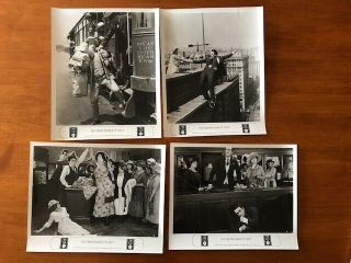 4 Vintage Black & White Photos Of Harold Lloyd In Hot Water/safety Last 8x10