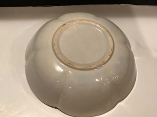 Vintage Mccoys Pottery White Small Bowl 7528.  8” wide Tall No pitcher 3