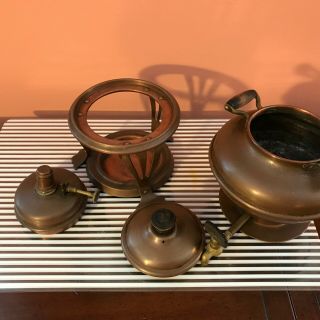 Joseph Heinrichs Antique Copper Samovar - Complete with all parts Pat 1907 3