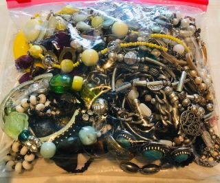 Mixed Box Of 25,  Wearable Jewelry,  Vintage To Modern,  No Junk,  Some Designer