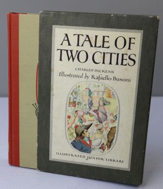 Vtg Book 1948 A Tale Of Two Cities Junior Illustrated Library Charles Dickens