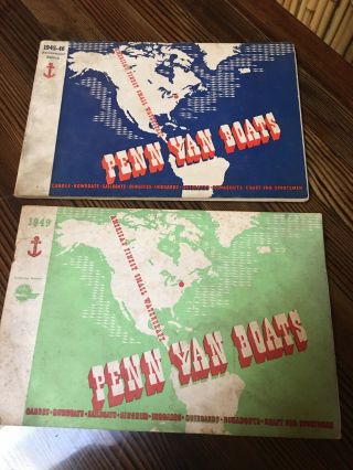 1945 - 46 & 1949 Penn Yan Boat Catalogs