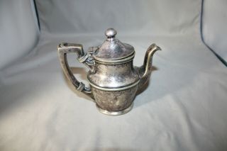 Vintage Coffee Pot International Silver Soldered 8 Oz 050002 Pat 1915