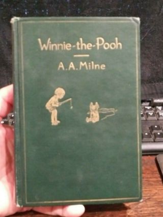 Antique 1926 First Edition Winnie The Pooh A.  A.  Milne Book Very
