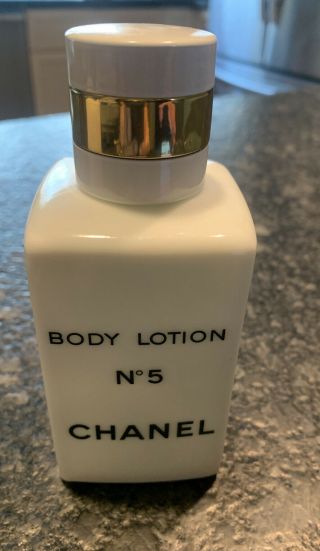 Vintage Chanel No 5 Body Lotion - Great Bottle Empty