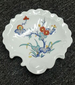 Vintage Limoges Bernardaud France Pak Hoi Porcelain Sea Shell Dish Bowl