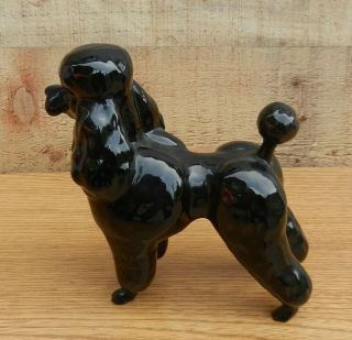 Vintage Black Poodle Dog Figurine Beswick England