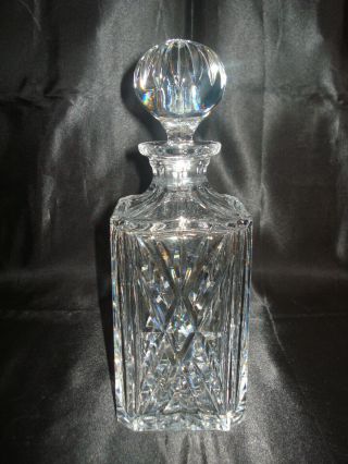 Antique Baccarat Crystal Sarzeau Decanter.  Circa Late 19th Century.  6 Lbs.