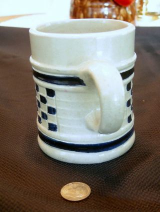 Vintage WILLIAMSBURG Miniature Stoneware Pottery Mug Tankard Tavern 3