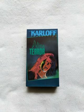 Vintage 1971 Alien Terror VHS Tape Boris Karloff Sci - fi Horror Cult 2